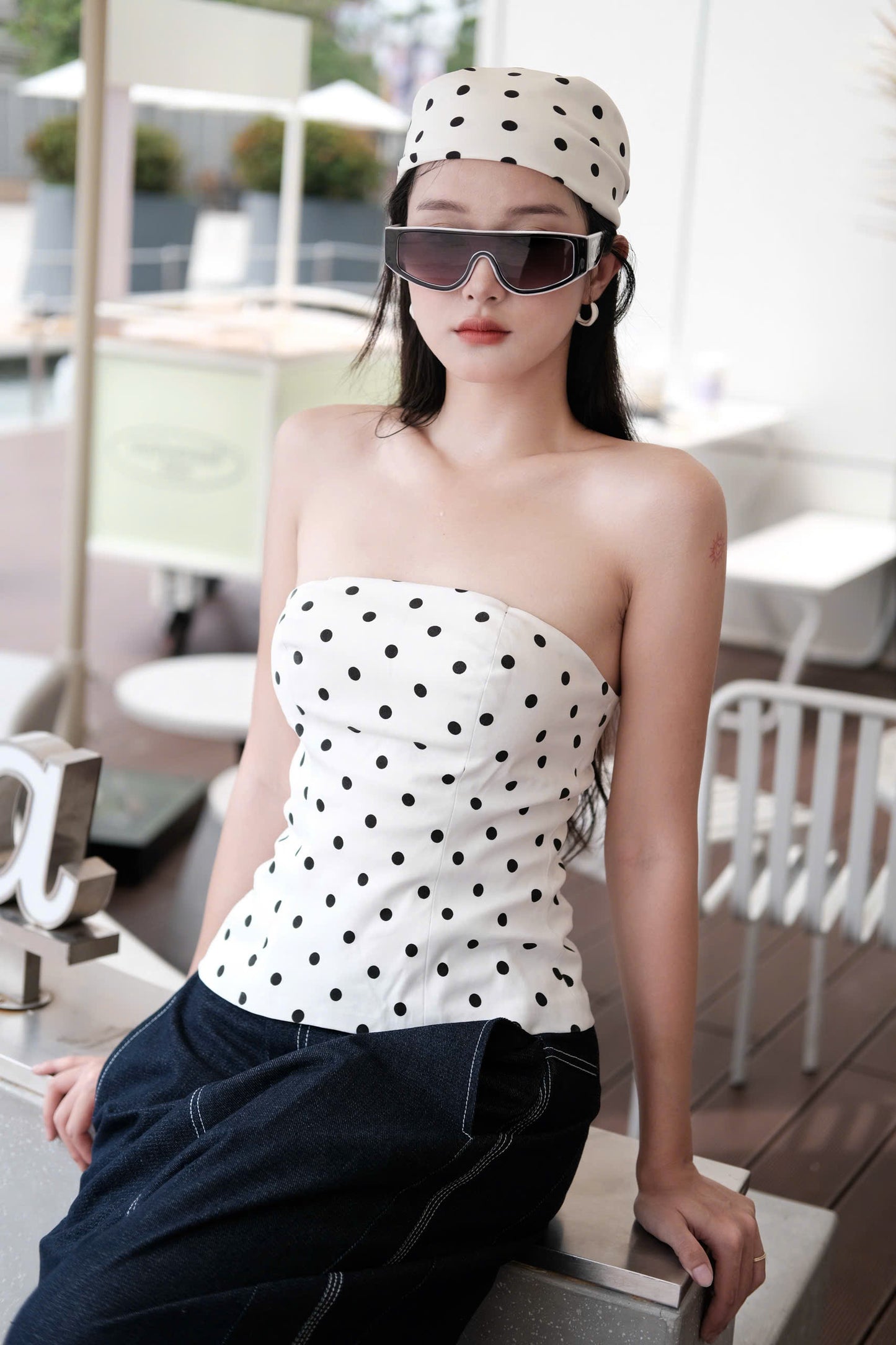 RON - Polka Dot Tube Top