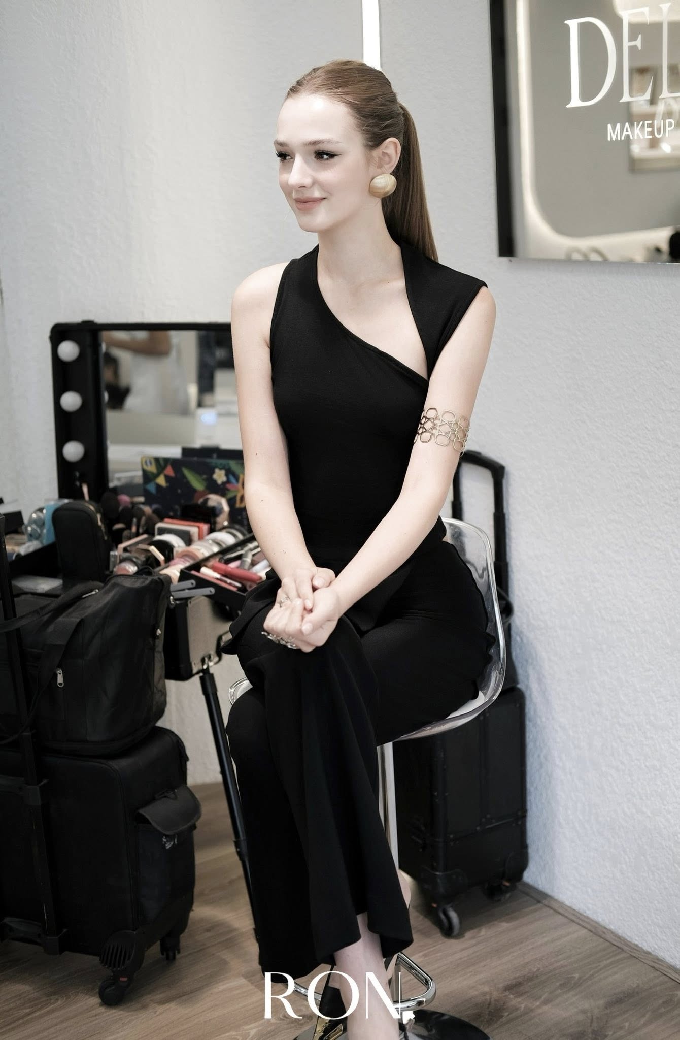 RON - Skirt-Hem Flared Pants