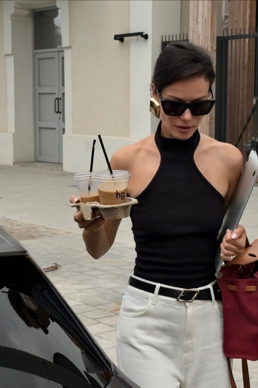 RON - High Neck Tank Top