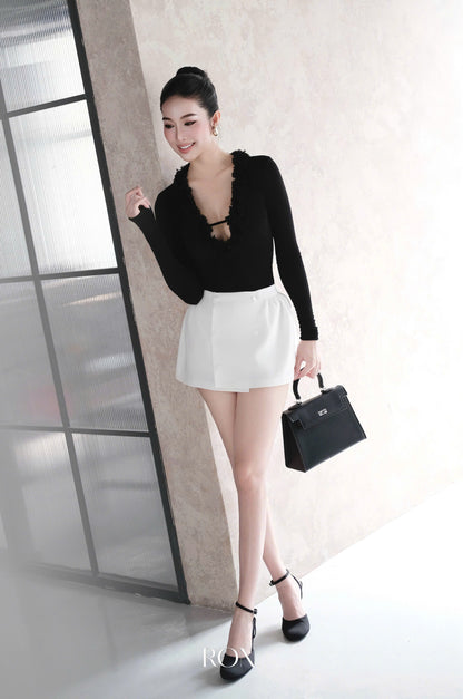 RON - Covered Button Skirt