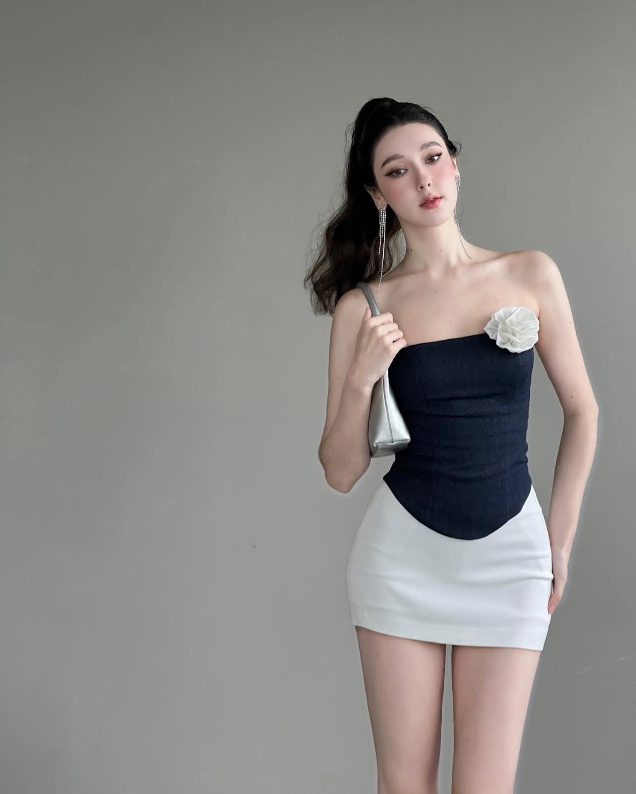 RON - White Mini Skirt