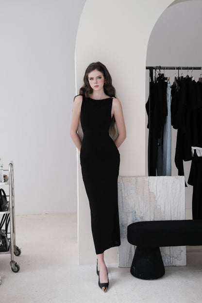Boat Neck Dress