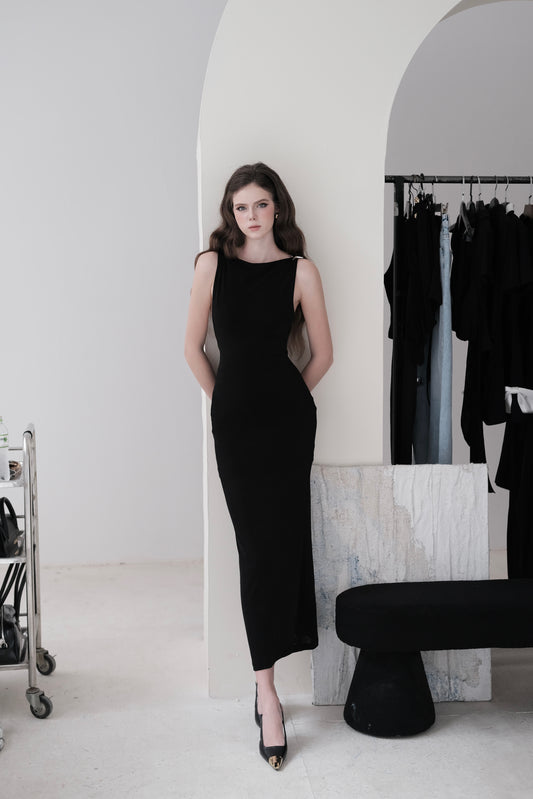 Boat Neck Dress