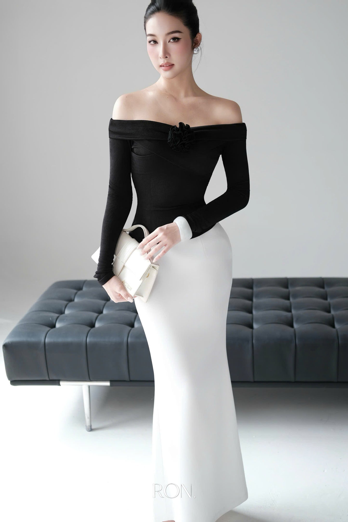 RON - Floral Chest Long Top