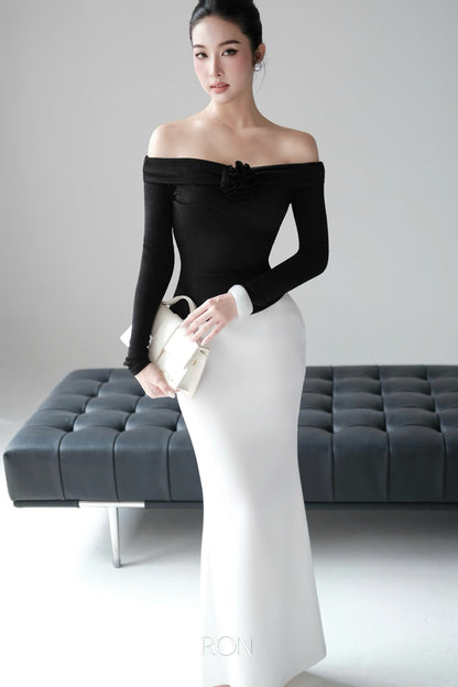 RON - Floral Chest Long Top