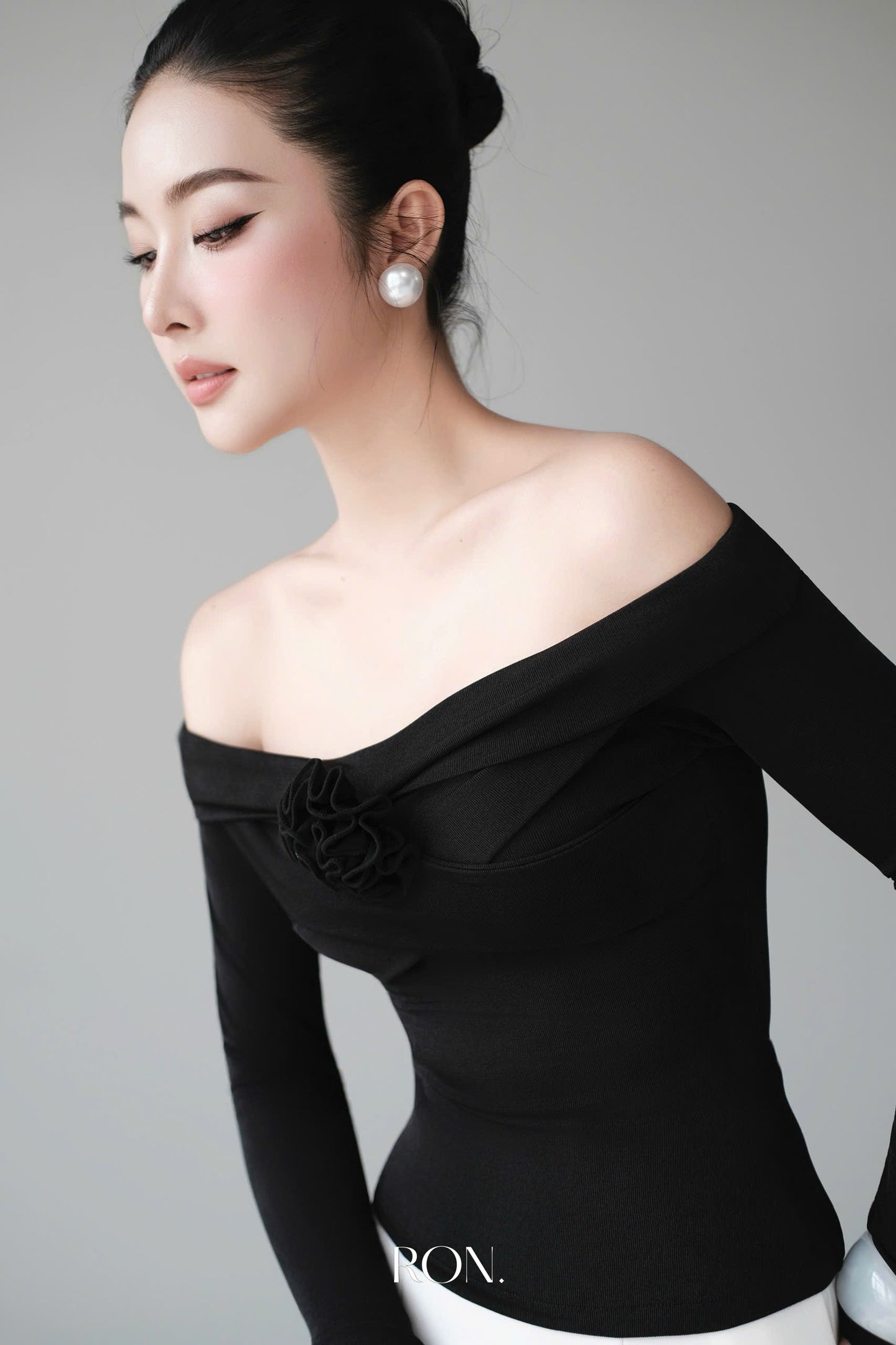 RON - Floral Chest Long Top