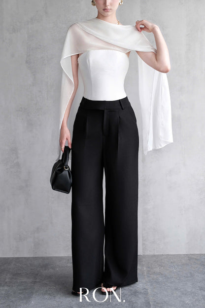 Chiffon Scarf Tube Top