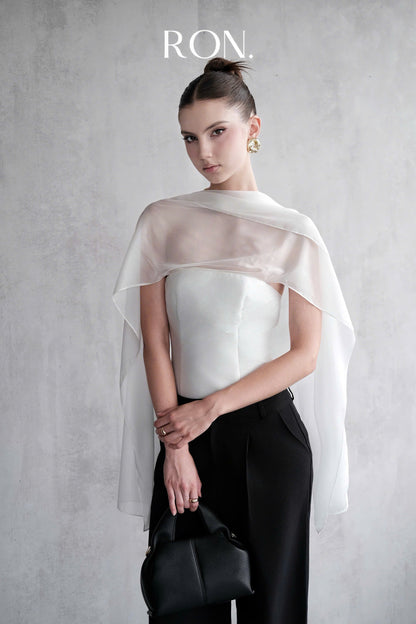 Chiffon Scarf Tube Top