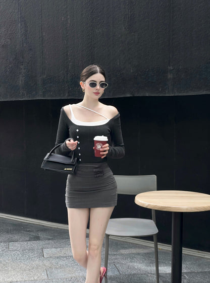 RON - Stylish Waist Skirt