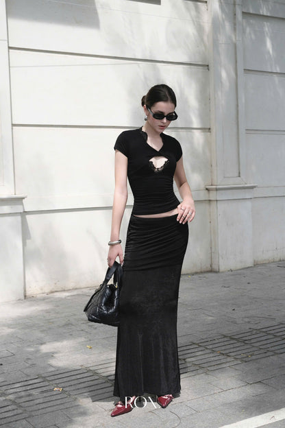 RON - Lace Cut-Out Top