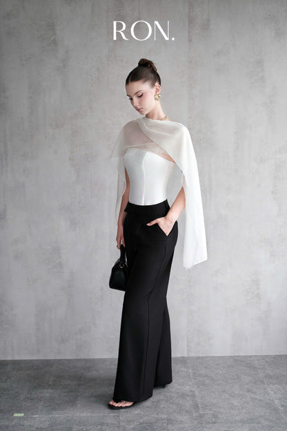 Chiffon Scarf Tube Top
