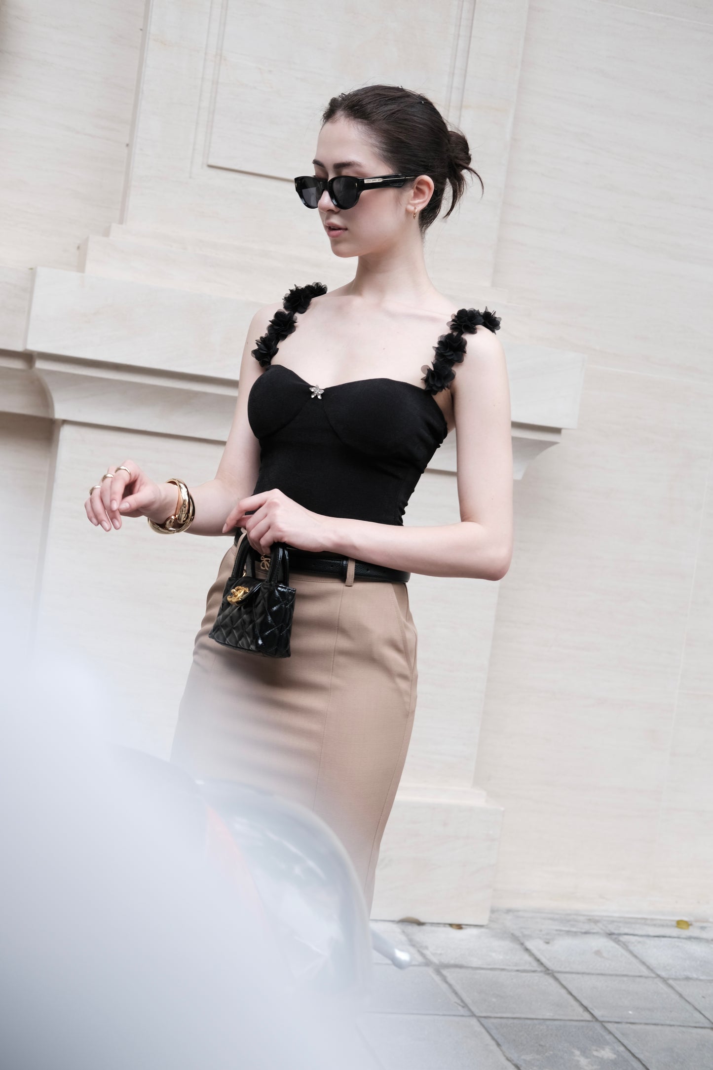 Floral Strap Top