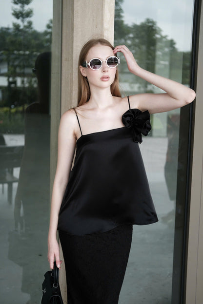 RON - Floral Silk Top