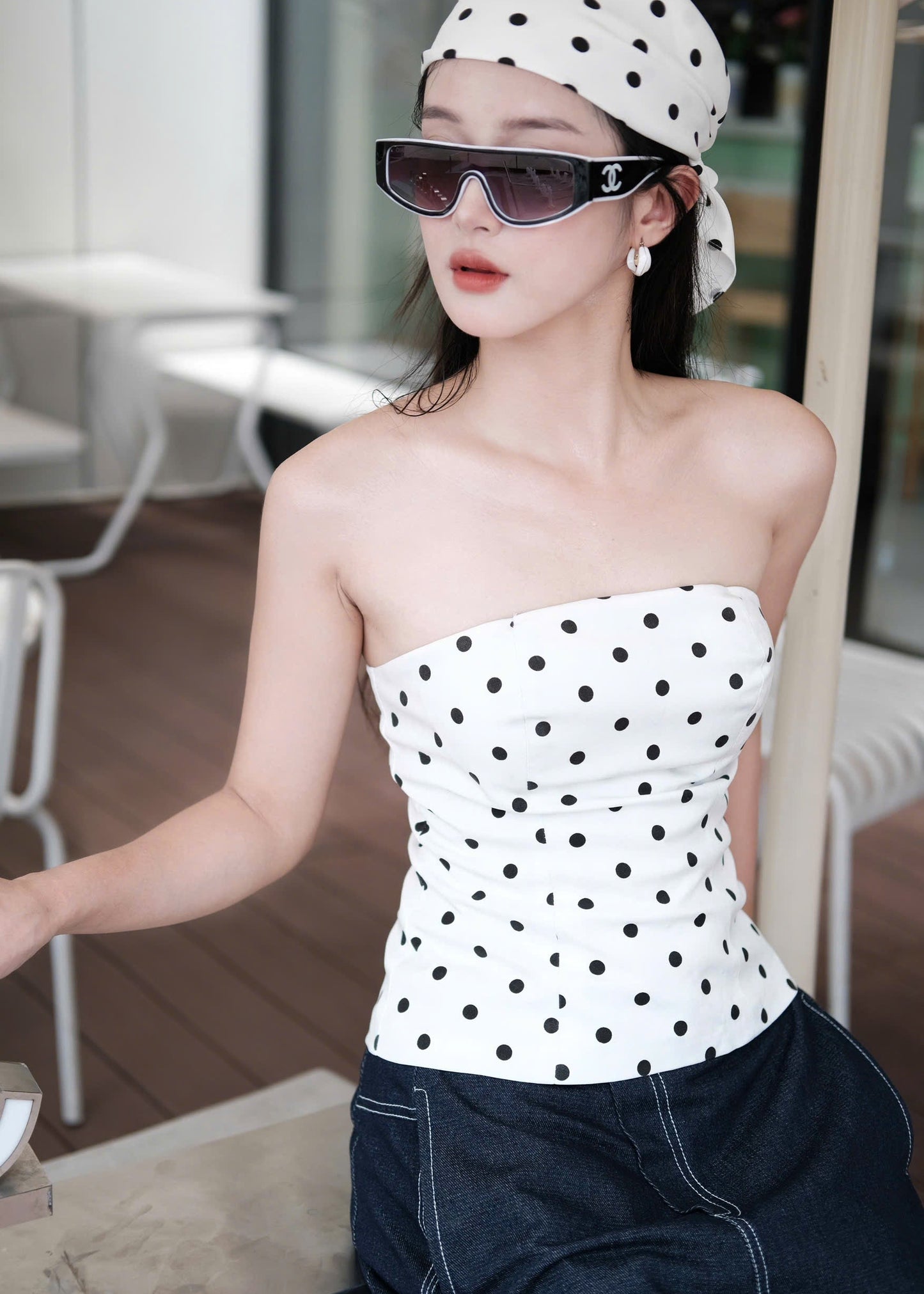RON - Polka Dot Tube Top
