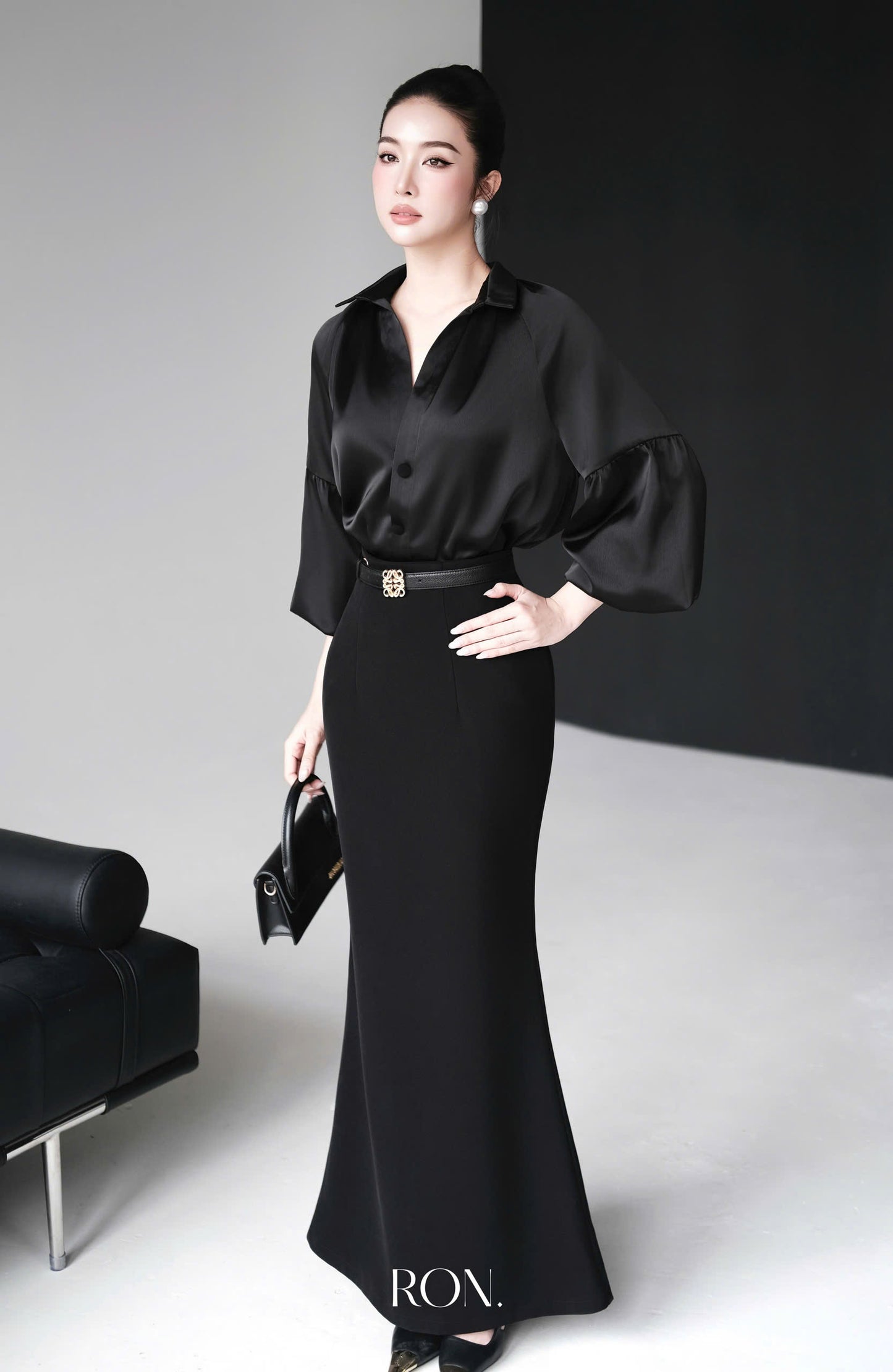 RON - Silk Puff Shirt