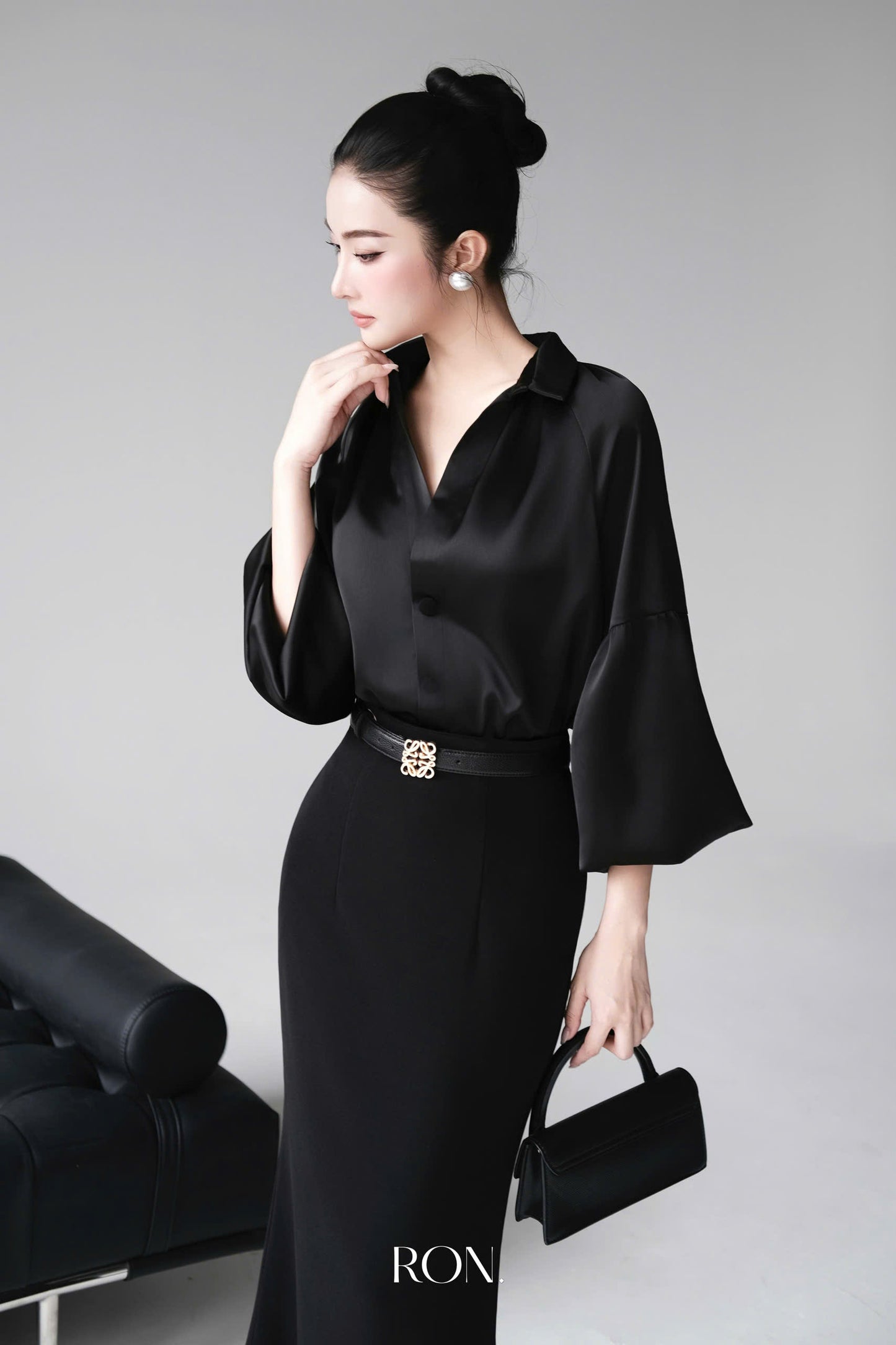 RON - Silk Puff Shirt