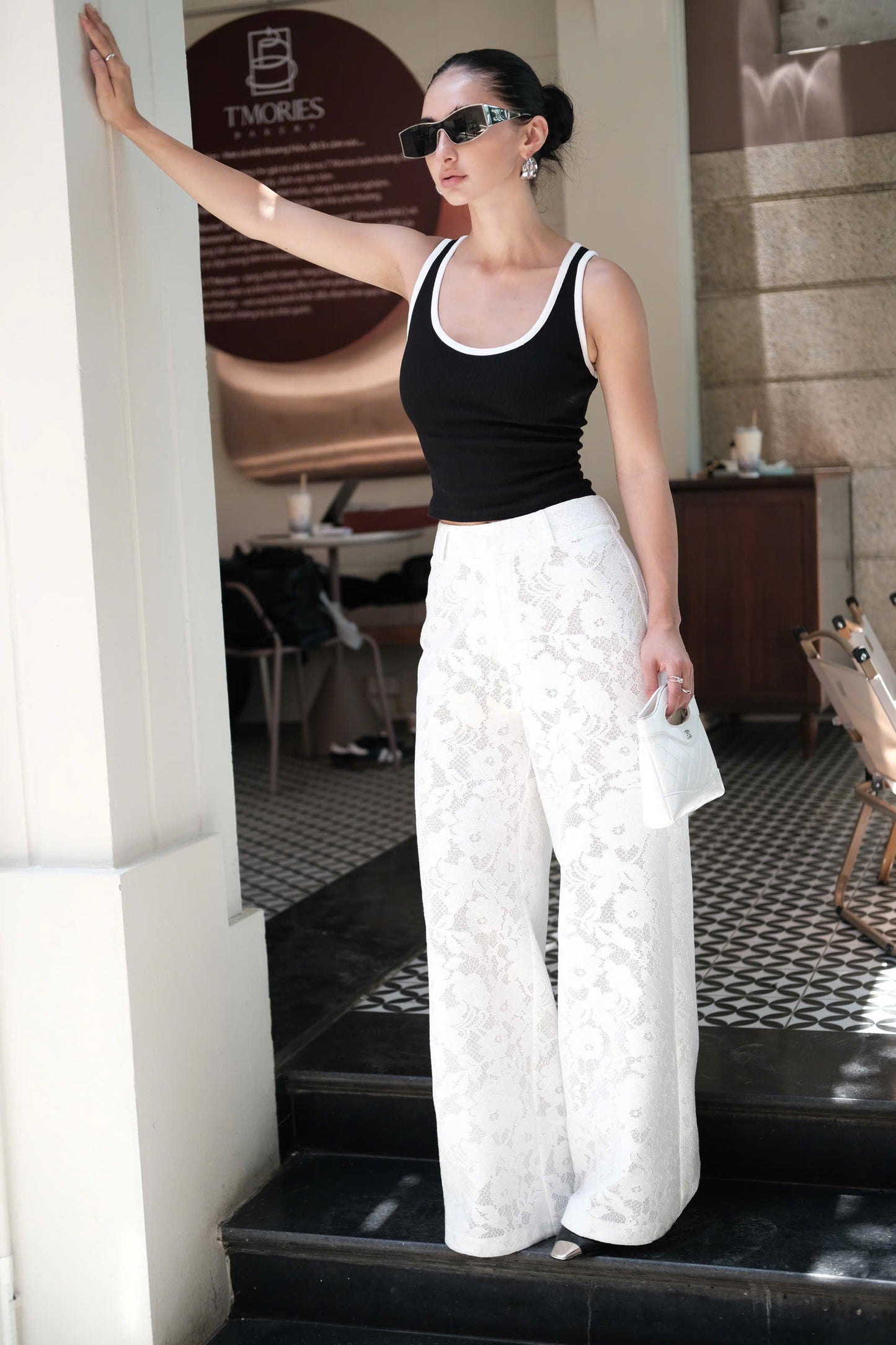 RON - Sheer Lace Trousers