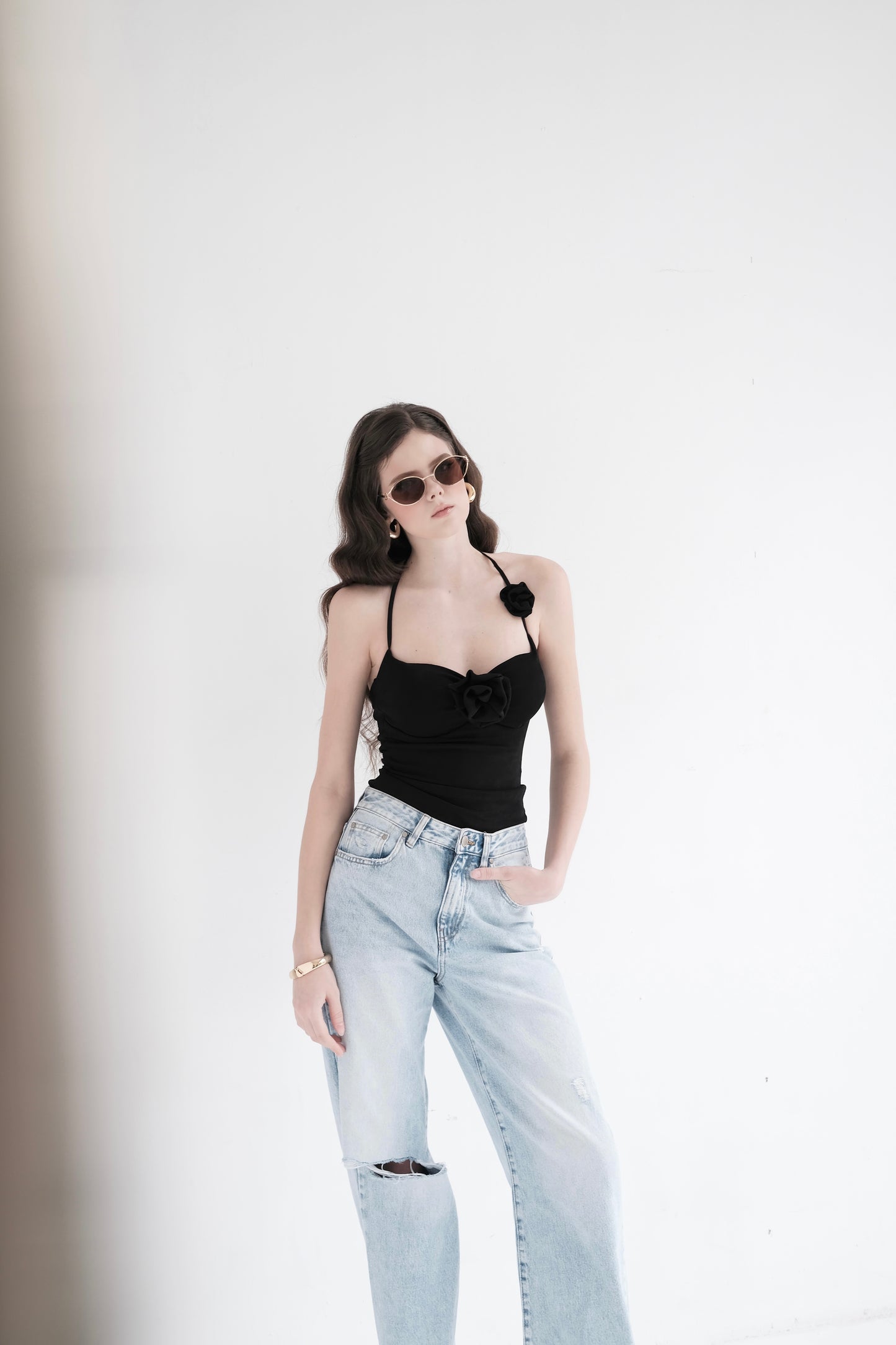 Floral Halter Top