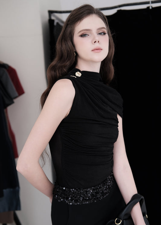 RON - Ruched Elegant Top