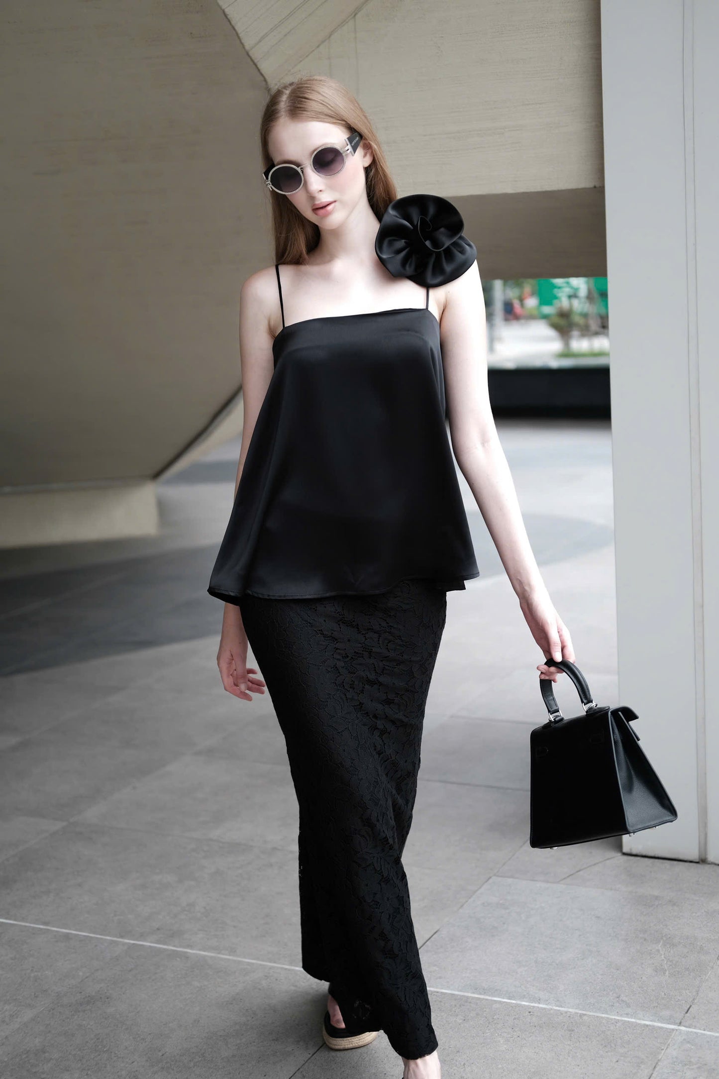 RON - Floral Silk Top