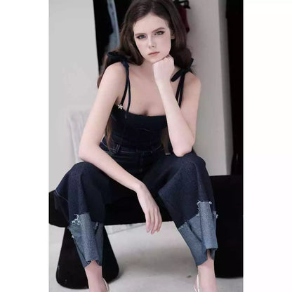 RON - Cuffed Straight Jeans
