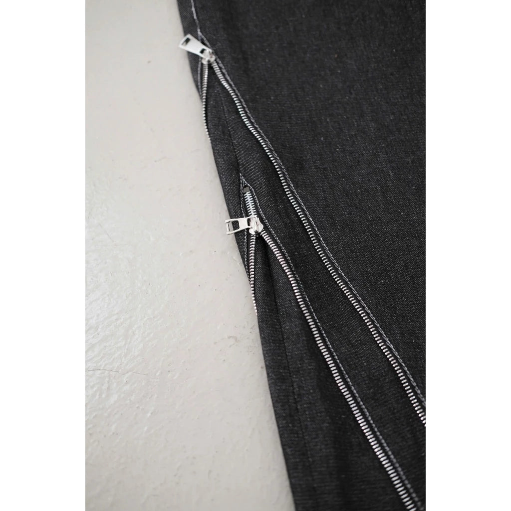 RON - Unisex Grey Straight-Leg Jeans