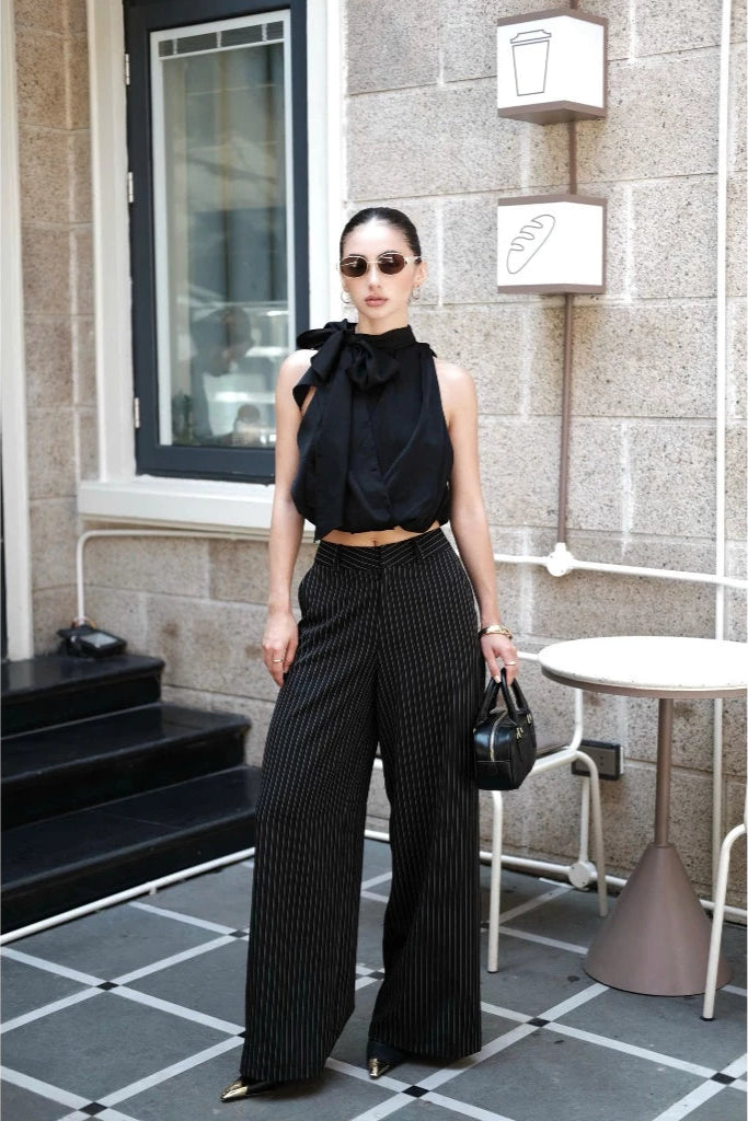 RON - Wide-Leg Taffeta Pants