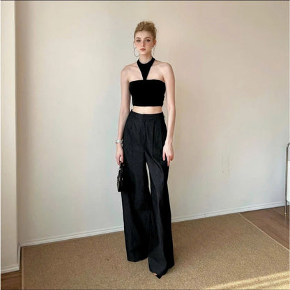 RON - Black Cut-Out Shan Top